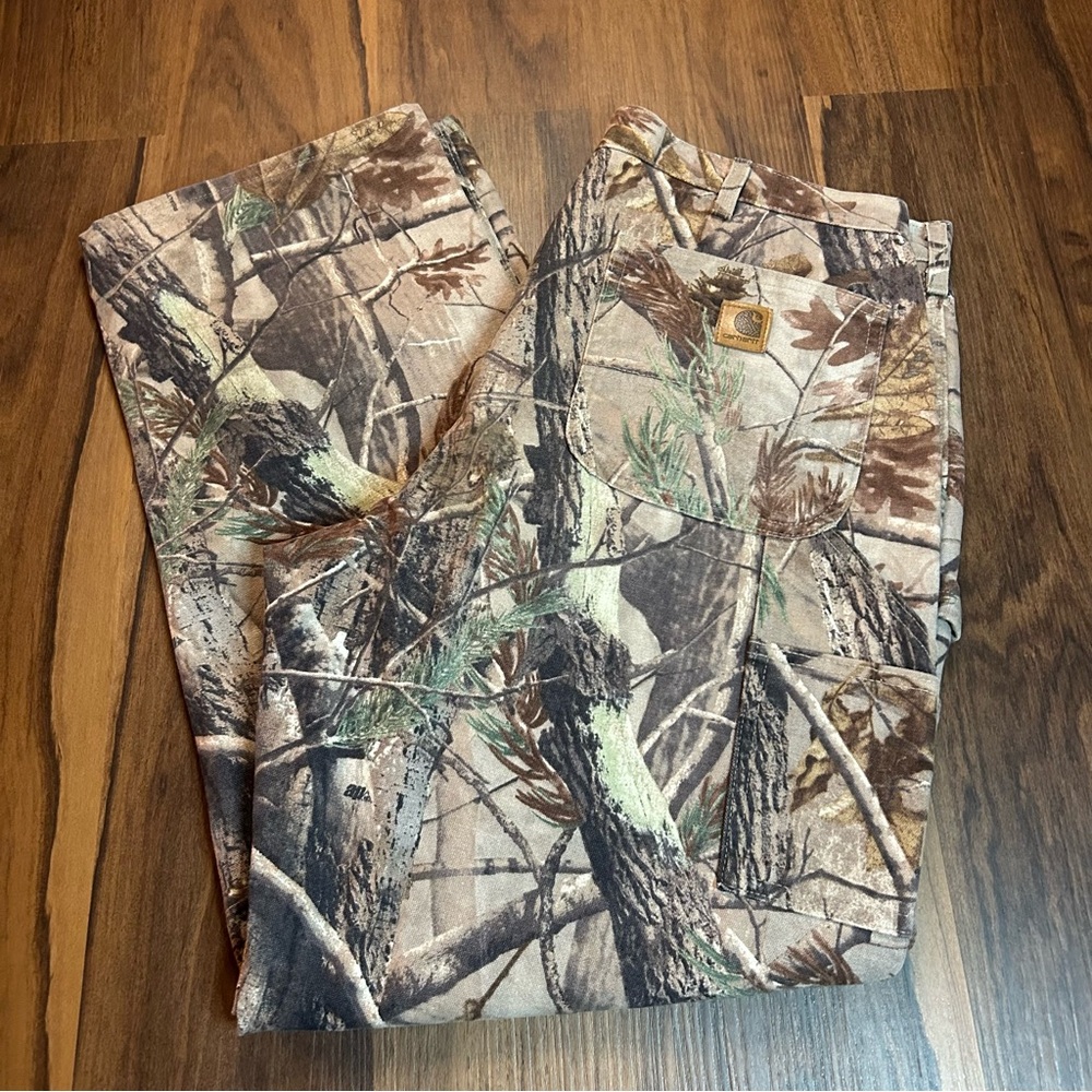 Vintage Carhartt Realtree Camo Work Pants